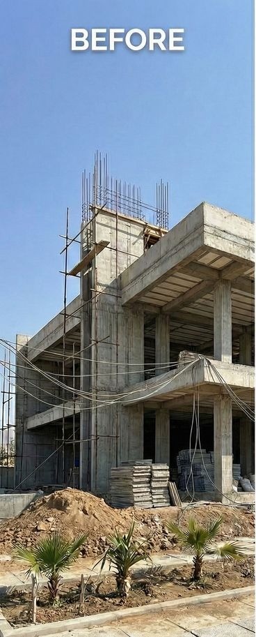 Raw building site prior to construction