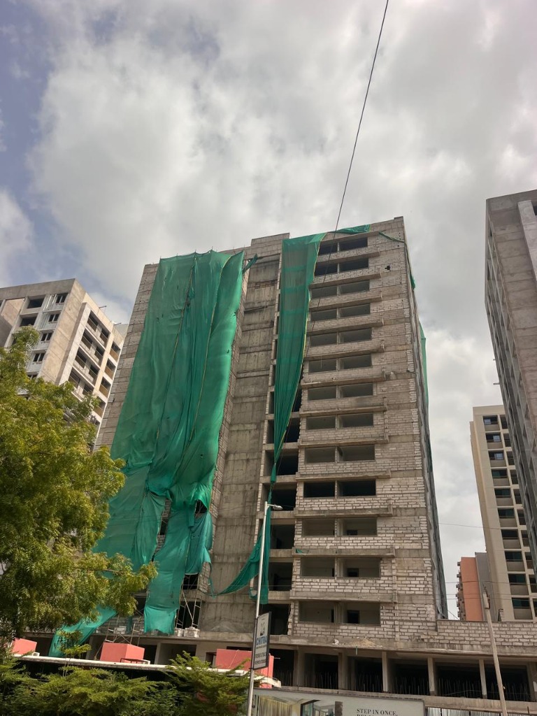 Mahadev Construction site operations under progress